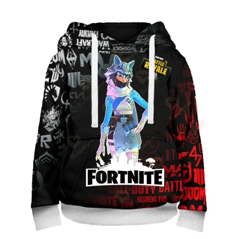 Fortnite Peely Print New Design Sweatshirts Hoodies Men Women Children Long Sleeve Fashion Casual Hooded Streetwear Pullovers