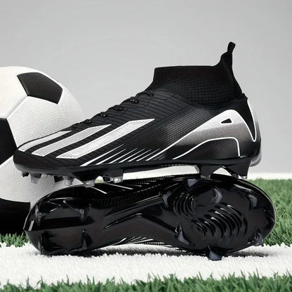 New Men's Football Boots Adult's Soccer Field Shoes Teenager's Sports Cleats Outdoor Grass Training Boots High Quality Sneakers