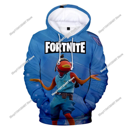 Fortnites Cosplay Sweatshirt Game 3D Printed Unisex Hoodie Casual Coat Anime Peripheral Kawaii Jacket Children Clothing Gifts