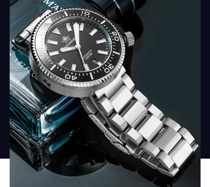 ADDIESDIVE Men's Diver's Watches 1000m Sapphire Glass Super Luminous Calendar NH35A Automatic Mechanical Wristwatch Luxury Watch