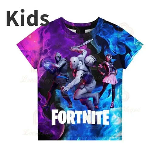 T-shirt 3D Red Jade Fortnite Anime Battle Royale per uomo, donna e bambini - T-shirt Pelly, regalo di compleanno per ragazze e ragazzi