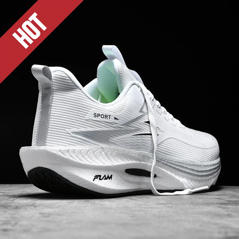 Men's Sports Running Shoes Marathon Air Cushion Breathable Lightweight Comfortable Women's Outdoor Athletic Sneakers Jogging Tennis
