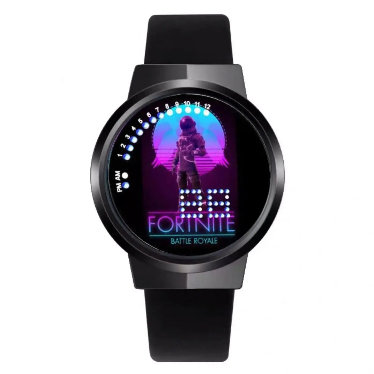 Ρολόι Fortnite Cute Fashion Cartoon Personalized Kawaii με φως νυκτός LED αφής, ηλεκτρονικό μαθητικό ρολόι, δώρο για φίλους