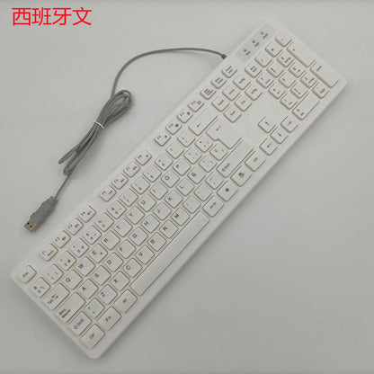 Spanish Keyboard Russian Arabic Portuguese French Polish Italian German Turkish Romanian Swiss Thai Keyboard 100% Layout ISO W65