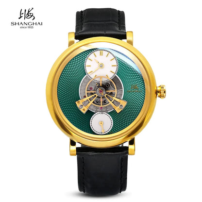 Shanghai Watch THE BUND Collection Men's Mechanical Watches Sky Dome Central Rotor Automatic Watch 43mm Case Sapphire Glass 820