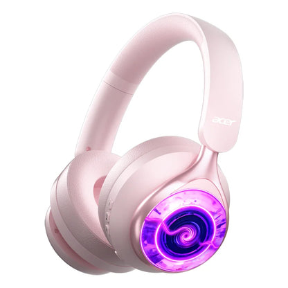 Acer OHR712 Wireless Bluetooth 6.0 Headphones Foldable Over-Ear Headsets with 360° Spatial Sound Effect for Travel Home Office