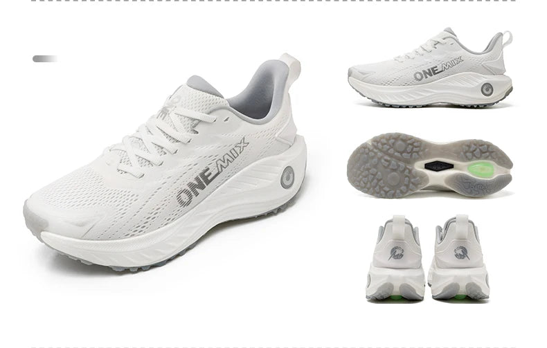 ONEMIX Chaussures de course décontractées Chaussures de jogging d'été respirantes Chaussures de sport légères pour homme Chaussures de sport pour femme Chaussures de sport amortissantes pour homme