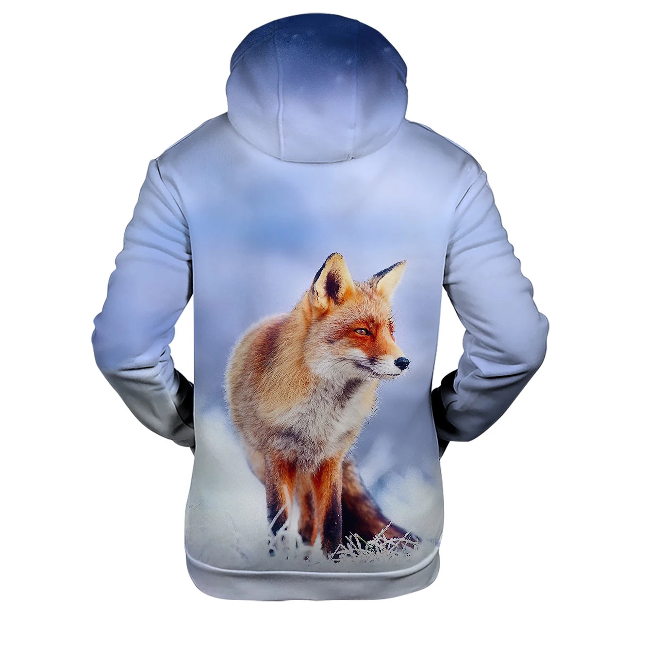 Sudaderas con capucha y sudaderas casuales con estampado 3D de zorro, cómodas y originales, estilo hip hop popular, para hombre/mujer y adulto/niño