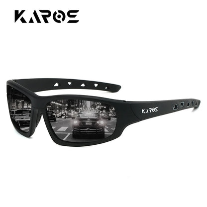 KAROS HD Polarized Anti-UV Sports Sunglasses Men Women Hiking Cycling Goggles with Complete Packaging Set YZ2029