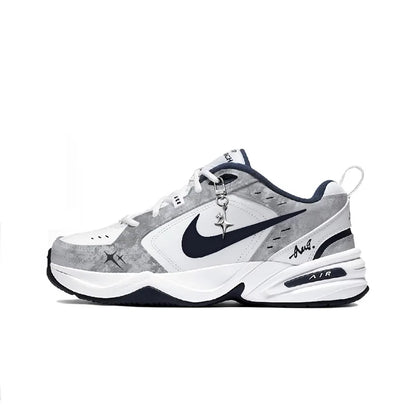 Specialfremstillede sneakers Nike Air Monarch 4 "Misty Night Blue Star" klassiske retro-løbesko til mænd