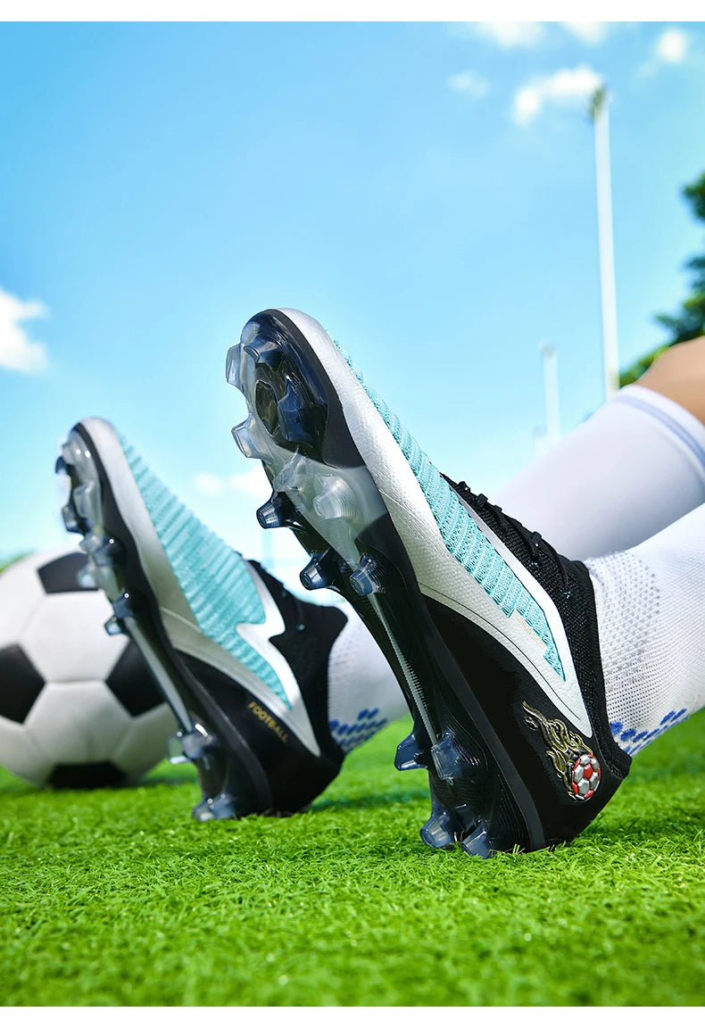 Pánske futbalové kopačky, športová futbalová obuv, outdoorové kopačky, dospelí, protišmykové, chlapčenské, s dlhými hrotmi, tréningové, priedušné, na zápas, pohodlné