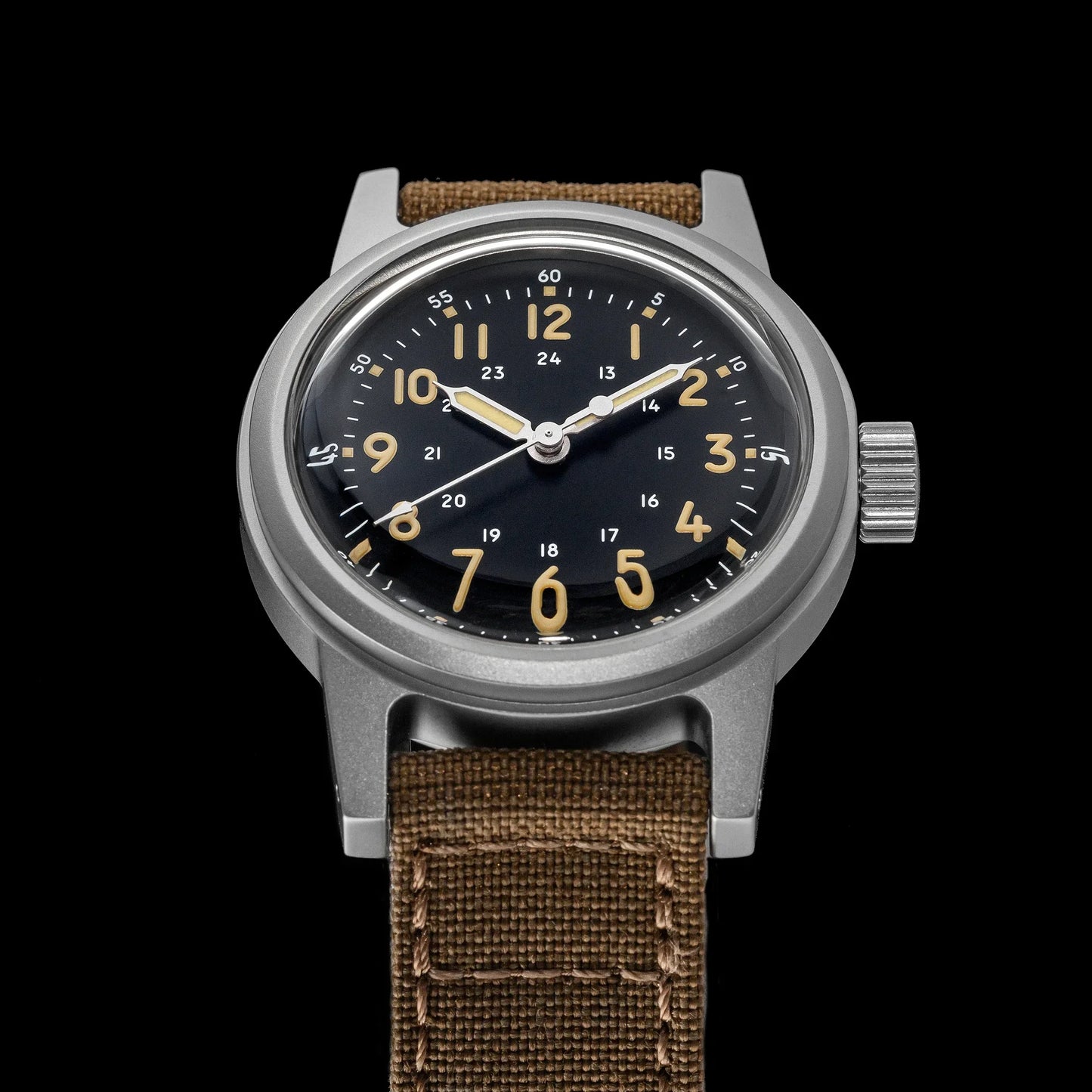 THORN Retro Military Watch 36mm Made of NH35A Movement SHY-043 Sport Watch Unisex Men's and Women's Luxury