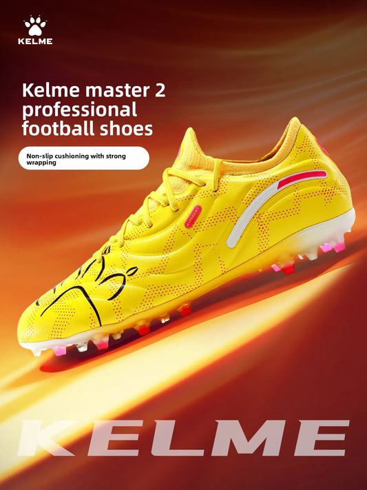 Wysokiej klasy buty piłkarskie Kelme z krótkimi korkami, antypoślizgowe korki na sztuczną trawę, amortyzowane buty treningowe MG do piłki nożnej