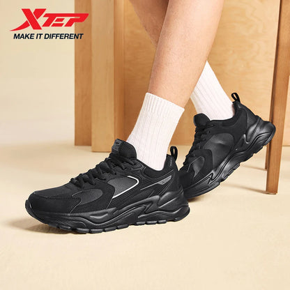 Zapatillas deportivas informales de invierno para hombre de Xtep, estilo urbano, acolchadas, ligeras, resistentes al desgaste y transpirables, modelo 875419320005