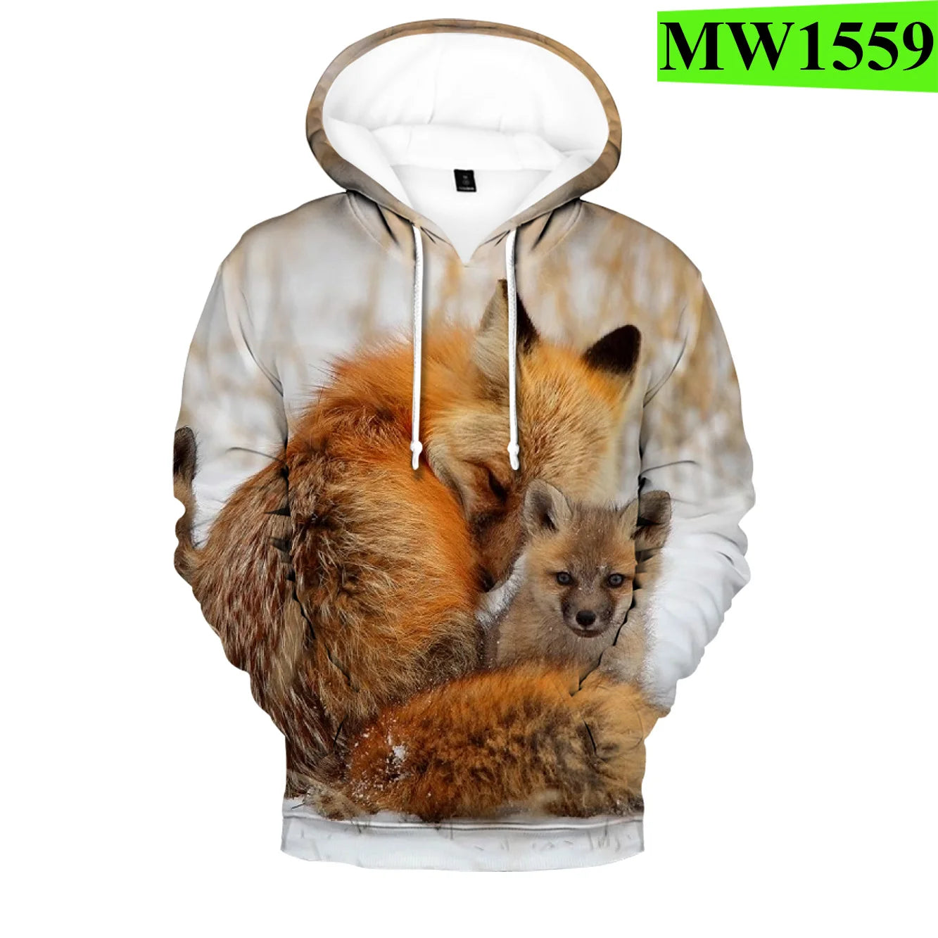Sudaderas con capucha y sudaderas casuales con estampado 3D de zorro, cómodas y originales, estilo hip hop popular, para hombre/mujer y adulto/niño