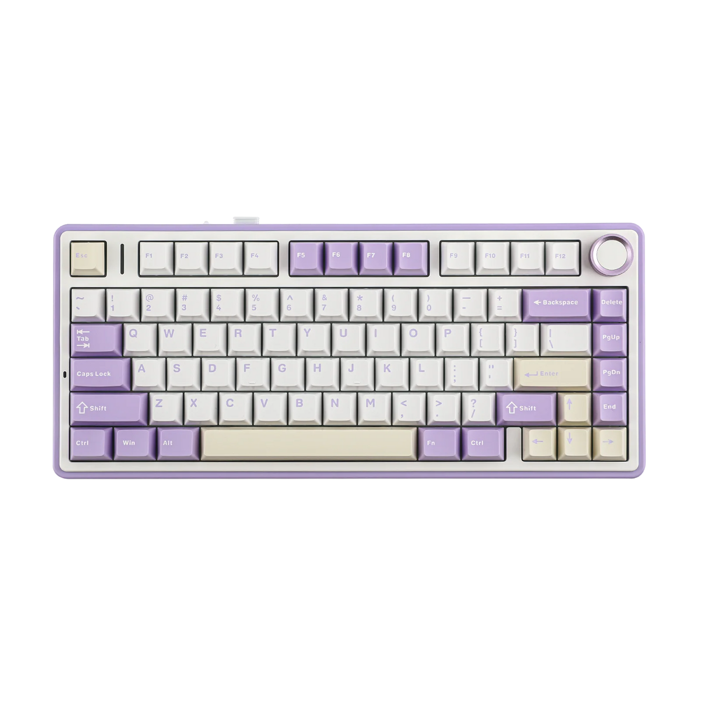 EPOMAKER x AULA F75 75% ANSI Gasket Hot-Swap Bluetooth 5.0/2.4G Wireless/Wired Mechanical Keyboard PBT Keycaps for Win/Mac