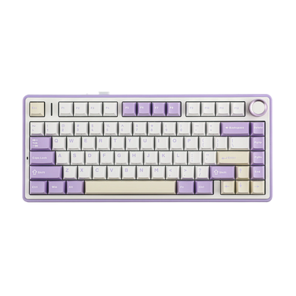 EPOMAKER x AULA F75 75% ANSI Gasket Hot-Swap Bluetooth 5.0/2.4G Wireless/Wired Mechanical Keyboard PBT Keycaps for Win/Mac