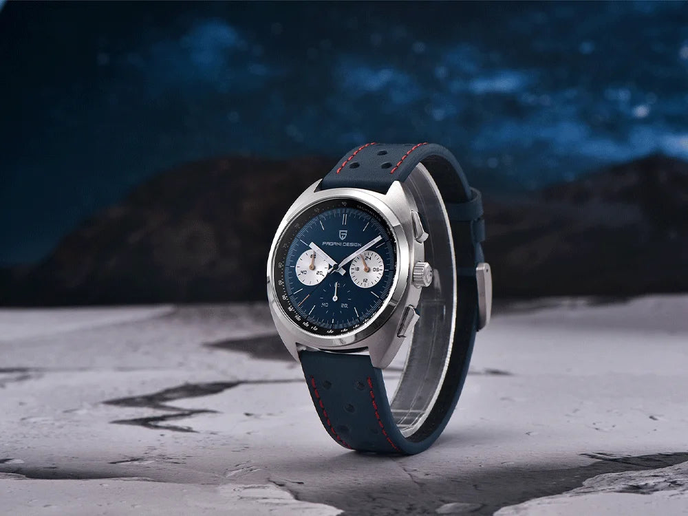 Relógio masculino de quartzo Pagani Design 2026 Fashion, marca de topo de luxo, safira, cronógrafo masculino VK63 em aço, de mergulho