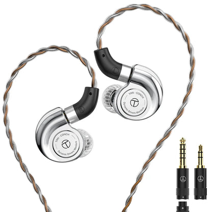 Monitores intraaurales TRN Conch Lucky Bag – Auriculares HiFi con cable, dinámica de diamante DLC y filtros de boquilla de afinación para Xiaomi
