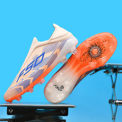 New Men Soccer Shoes Match Indoor Hot-selling Outdoor Football Boots Grass Cleats High-top Futsal Sneakers Non-Slip High-quality