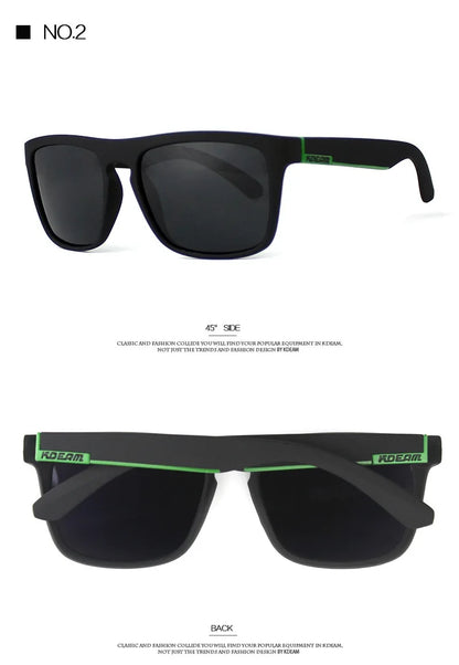 Outdoor Sport Square Myopia Lens Prescription Sunglasses Men Polarized Driving Anti-Glare Myopes Lunettes 0 -0.5 -0.75 To -6.0
