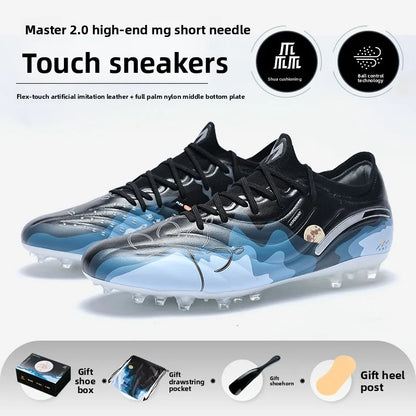 Kelme Adult Football Shoes MG Short Nail Men's Training Football Boots Professional Competition Grass-Specific Soccer Shoes