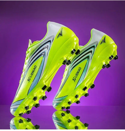 Nouvelles chaussures de football pour hommes, crampons de futsal, chaussures de soccer, chaussures de match, baskets d'intérieur de haute qualité, best-seller, antidérapantes, pour entraînement et extérieur