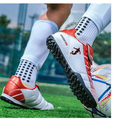 New Men's Football Field Boots Studded Society Indoor Cleats Soccer Shoes TF/FG Comfortable Unisex Outdoor Match Training Sneakers