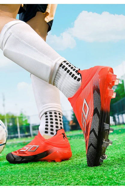 Men New Indoor TF Football Boots High Quality Training Original Male Breathable Non Slip Soccer Shoes Turf Futsal Football Shoes