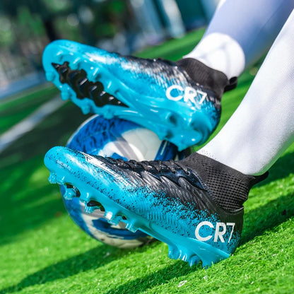 Autumn Hot Selling Shock-Absorbing Adult Football Shoes Soft and Stable Sports Shoes Rebound Wrapped Lightweight Cleats