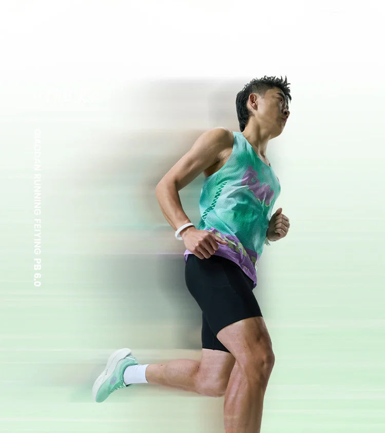 QIAODAN Feiying PB6.0 Ténis de corrida com sola de carbono para homem, ténis profissionais de maratona, ténis desportivos leves QDB023263299