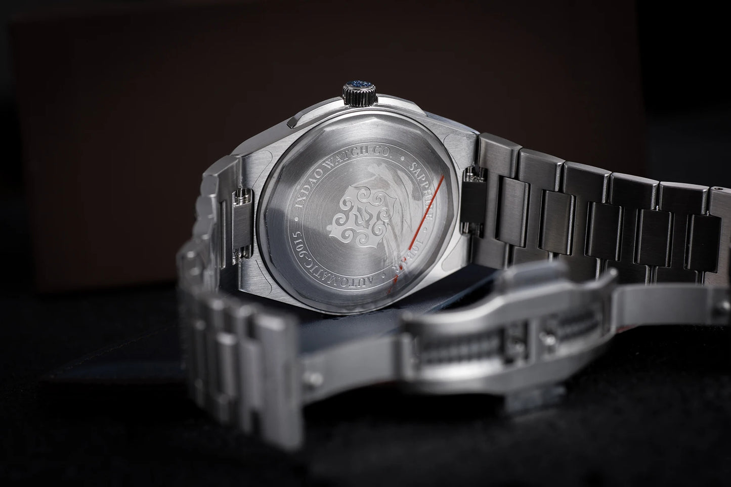 IX&DAO 2025 Neu 37mm Warrior Herren-Automatikuhr mit Miyota 9015 Uhrwerk, Saphirglas, Edelstahl, wasserdicht bis 10Bar, BGW