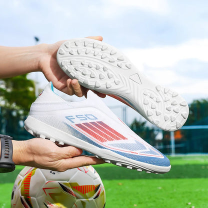 Neue Herren-Fußballschuhe für Kunstrasen – bequeme Fußballschuhe, Sport-FG-Rasenschuhe, Futsal, rutschfest, Outdoor, für Erwachsene, ultraleicht und rutschhemmend