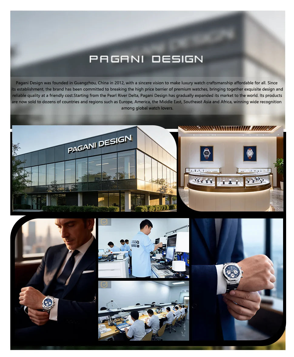 PAGANI DESIGN Fashion Men's Sports Automatic Mechanical Watch NH35 Stainless Steel Sapphire waterproof watch reloj hombre PD1661