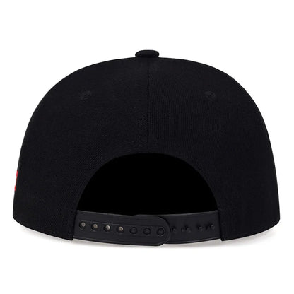 Casquette à visière plate, tendance, avec patch, à fermeture à pression, style hip-hop, à blocs de couleur, unisexe, légère, anti-UV, « dad hats » pour femmes et hommes