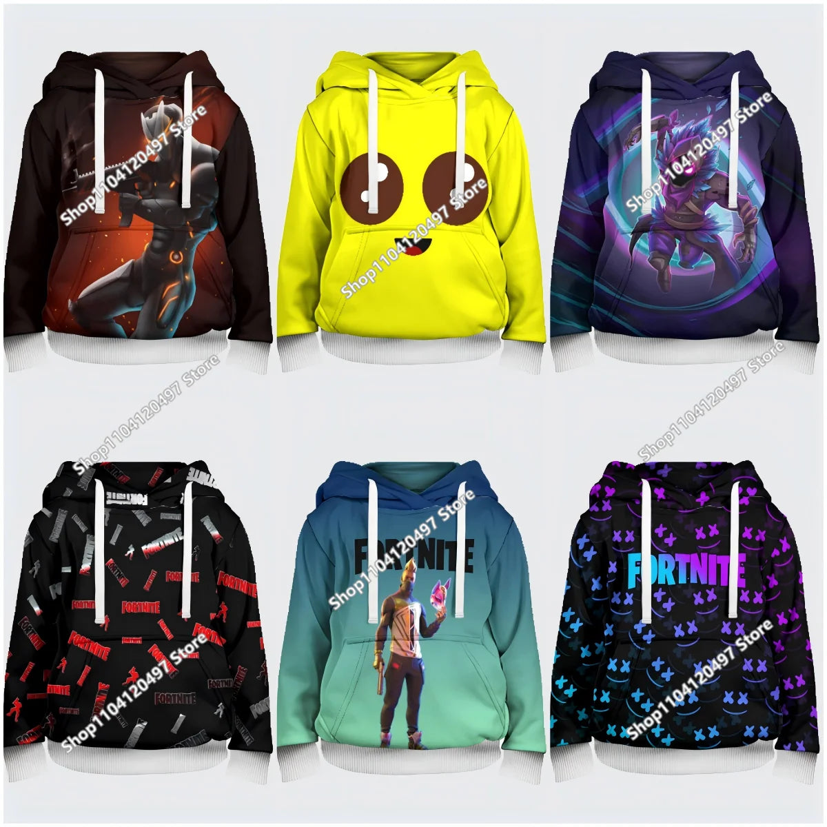2025 New Fortnite Hoodies 3D Print Men's Hoodie Harajuku Long Sleeve Oversized Sweatshirt Man Hoodies Unisex Cosplay Clothing