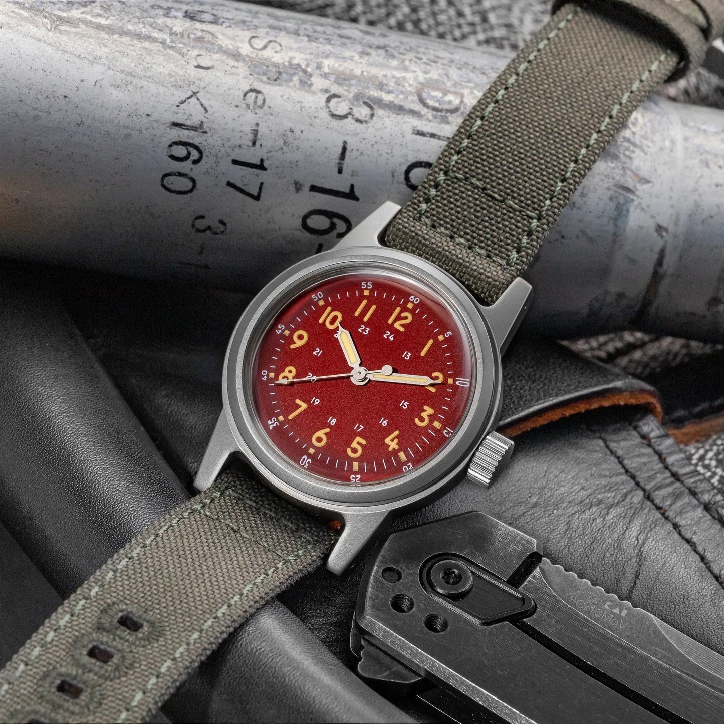THORN Retro Military Watch 36mm Made of NH35A Movement SHY-043 Sport Watch Unisex Men's and Women's Luxury