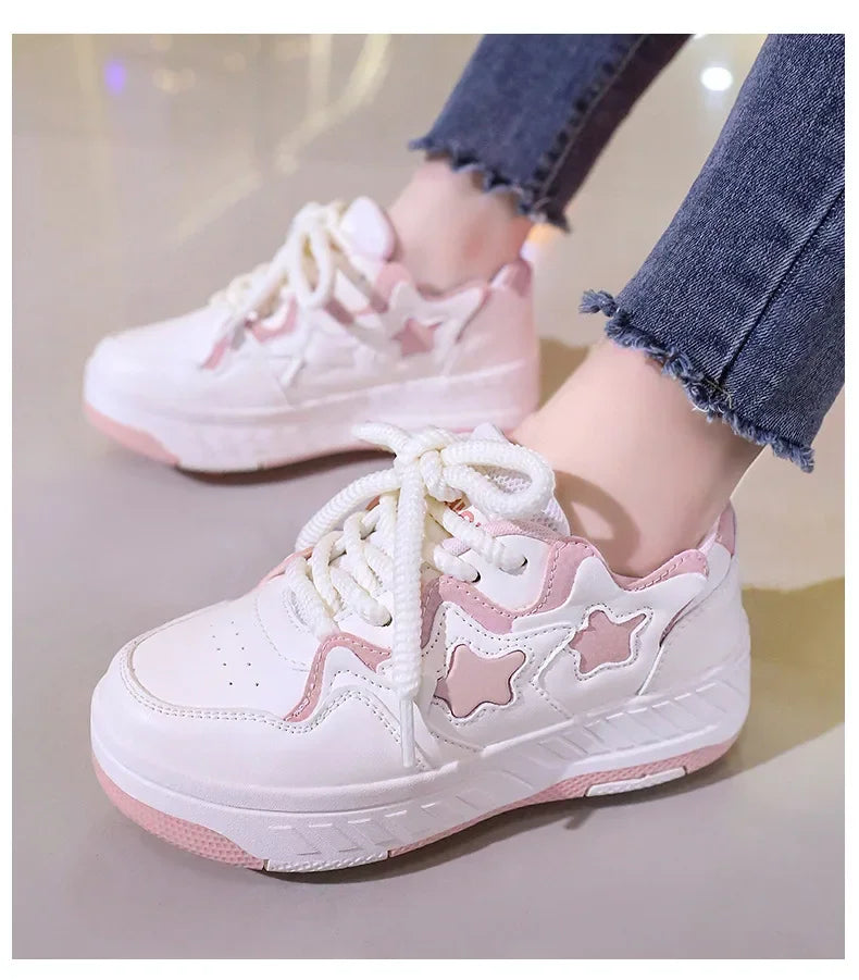 Kids Roller Skate Shoes - Rechargeable Wheels Fashion Color Shiny Birthday for Boys and Girls Two-in-one Casual Shoes