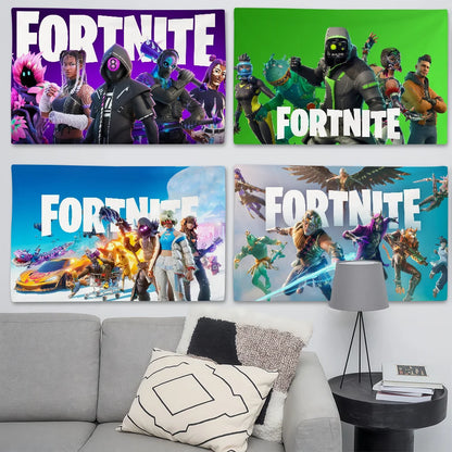 Adventure-Game F-FORTNITE-Flagge, geeignet für Party, Club, Outdoor, Innenbereich, Wandkunst-Dekoration, Banner, Geschenk