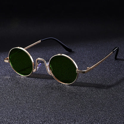 Design Retro Round Frame Sunglasses For Men Polarized UV400 Women Causal Driving Glasses Accessories