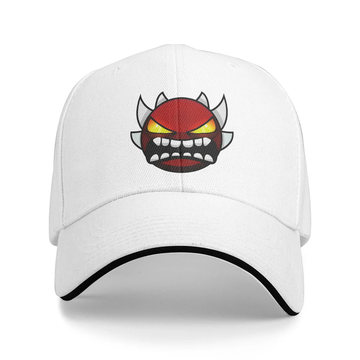 Geometry Game Dash Baseballkasket Casual Ublokeret Niveau Sandwich-hat til mænd og kvinder Åndbart hovedbeklædning til aktiviteter