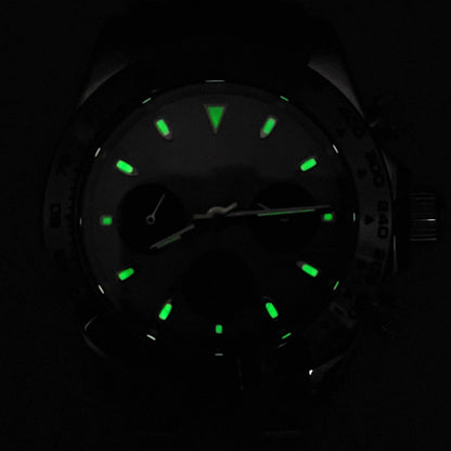 20 Colors dress 39mm Quartz Chronograph Sapphire Crystal Stainless Luminous Men's Watch VK63 Movement Calendar Strap