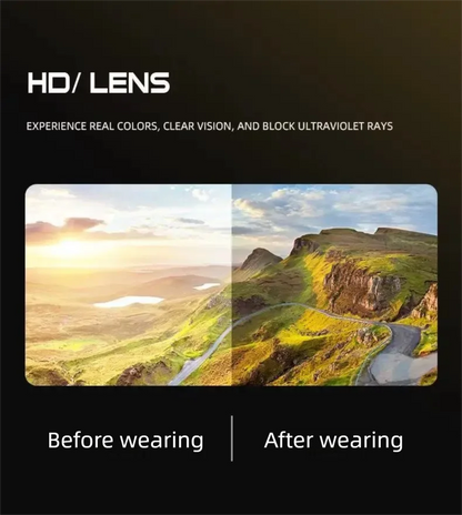 OKUMA New outdoor fishing fishing glasses for UV400 polarization to find fish, suitable for cycling, hiking and mountaineering.