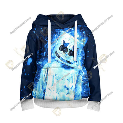 2-14Y Sweatshirt Fortnite Child Print Hoodie Sweatshirts Boys Girls Fashion Harajuku Jacket Kids Clothes Games Cosplay Costume