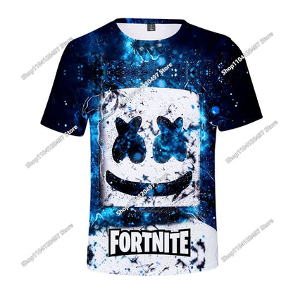 Fortnite T Shirt Men Shoot Game Battle Hero Tshirt Victory Royale Clothing Young Children T-shirts for Boys Girls of 2-14 Years