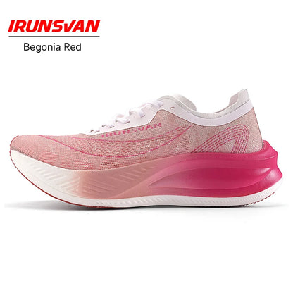 IRUNSVAN Carbon Plate Marathon Running Shoes, Professional Stable Support, Shock Absorption, Ultra-Light Rebound Sports Shoes