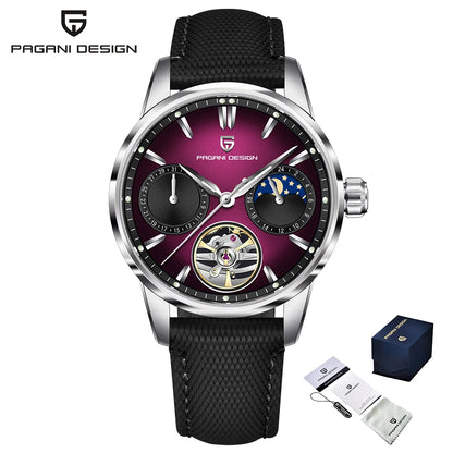 Pagani Design 2025 New 41MM Luxury Automatic Mechanical Men's Watch Stainless Steel 100m Waterproof Pilot Watch reloj hombre