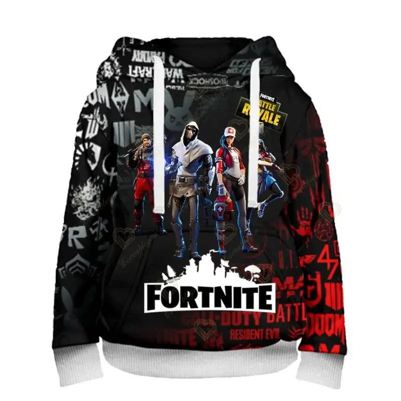 Fortnite Peely Print New Design Sweatshirts Hoodies Men Women Children Long Sleeve Fashion Casual Hooded Streetwear Pullovers