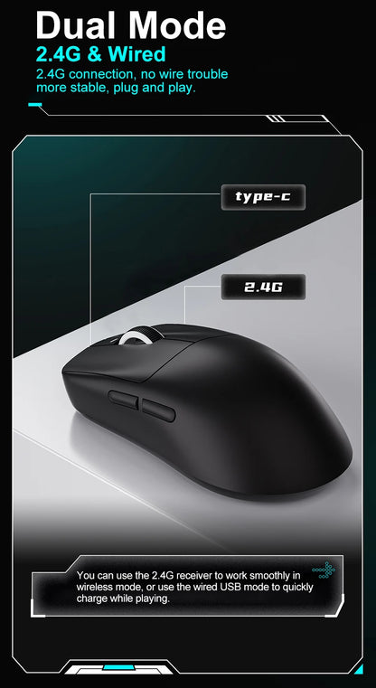ATK VXE Dragonfly R1 Pro MAX Esports Wireless Gaming Mouse Rechargeable PAW3395 R1 Pro Lightweight Custom FPS Mouse For CSGO
