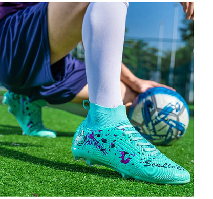 New Men Professional Soccer Shoes Non-slip Football Boots Unisex Breathable Futsal Sports New Cleats Drop Shipping Ultralight